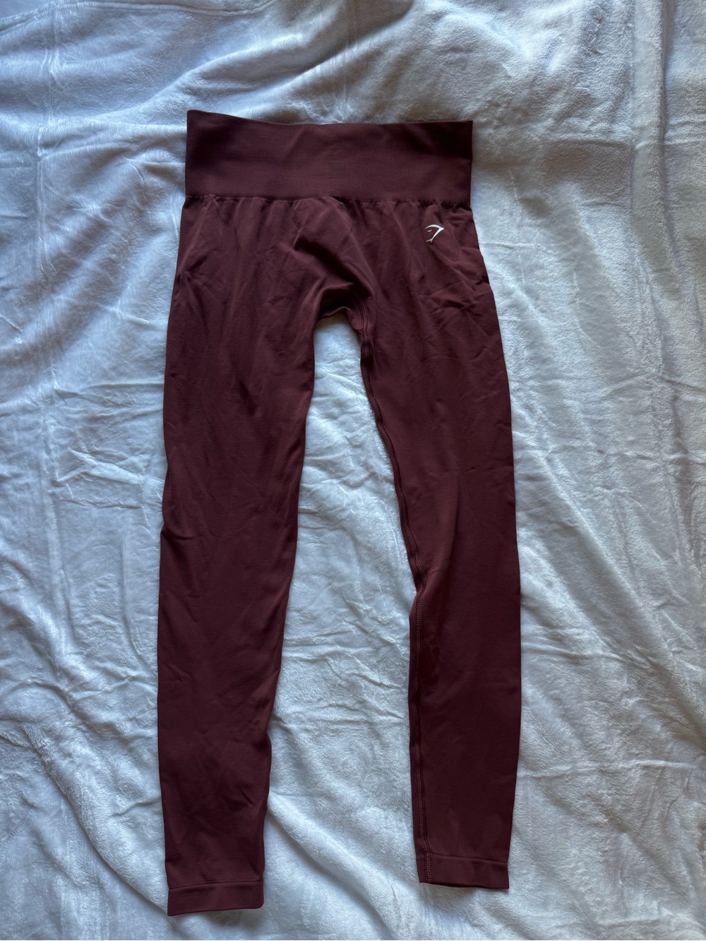 Gymshark Burgundy High-Waist Leggings